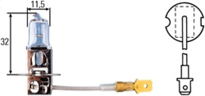 Hella Bulb H3 12V 100W Ylw Str-thumbmail-11