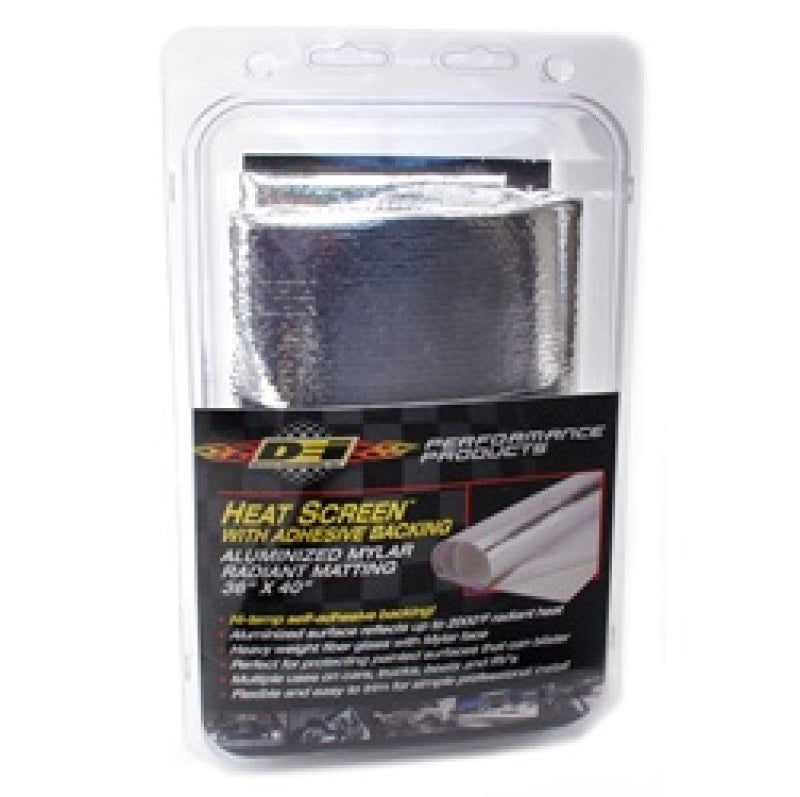DEI Heat Screen 36in x 40in - Mylar Radiant Glass Fiber Matting w/ Adhesive Backing-thumbmail-3