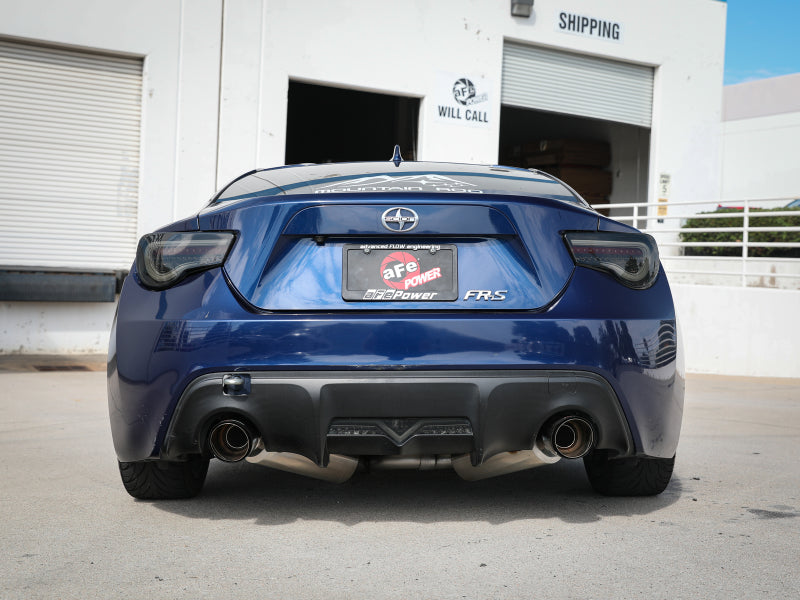 aFe Takeda Exhaust Axle-Back 13-15 Scion FRS / Subaru BRZ 304SS Carbon Fiber Dual Tips Exhaust-thumbmail-4