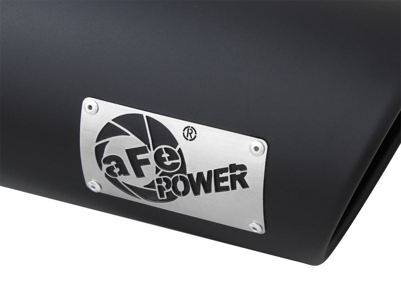 aFe Diesel Exhaust Tip Bolt On Black 4in Inlex x 6in Outlet x 15in-thumbmail-3