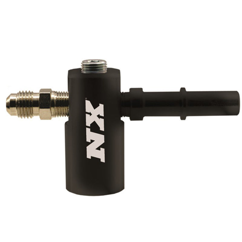 Nitrous Express 3/8-10mm Late Model Billet Fuel Line Adapter 90 Degree-thumbmail-2