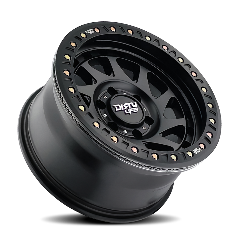 Dirty Life 9313 Enigma Race 17x9 / 6x135 BP / -38mm Offset / 87.1mm Hub Matte Black Wheel-thumbmail-1
