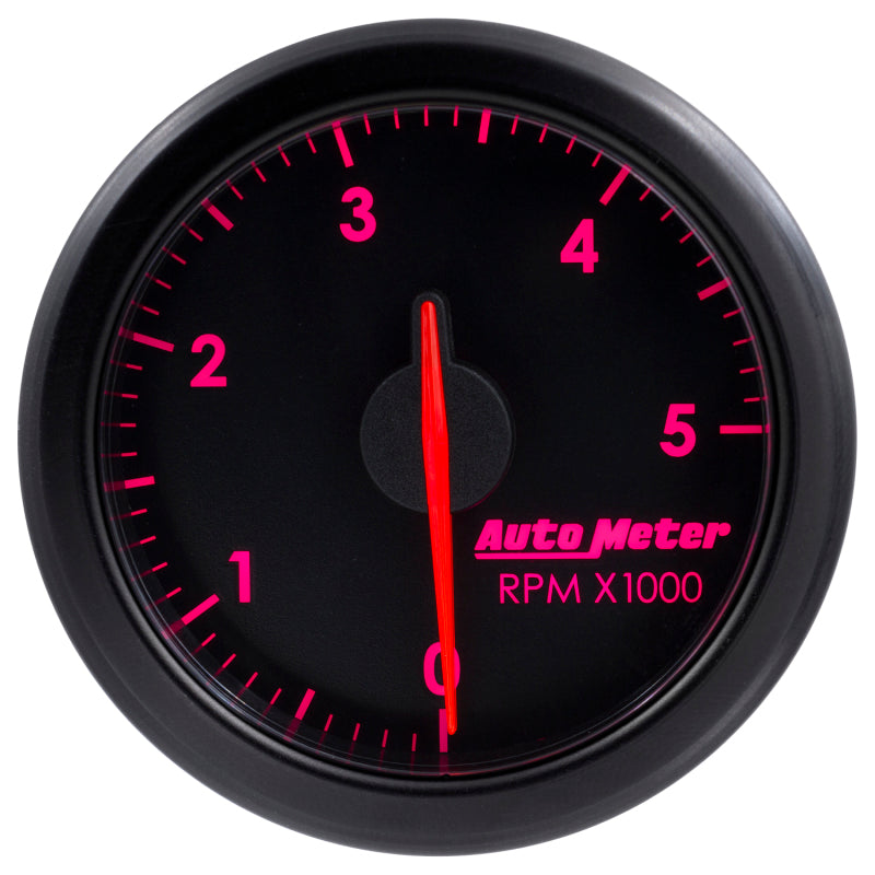 Autometer Airdrive 2-1/6in Tachometer Gauge 0-5K RPM - Black-thumbmail-3