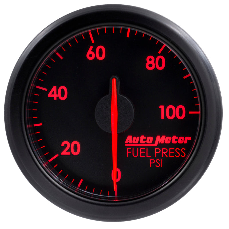 Autometer Airdrive 2-1/6in Fuel Pressure Gauge 0-100 PSI - Black-thumbmail-2