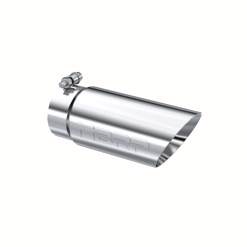 MBRP Universal Tip 3in O.D. Dual Wall Angled 4 inlet 10 length-thumbmail-2