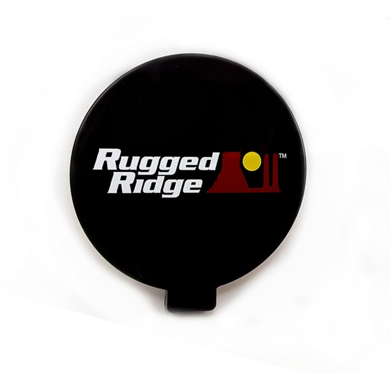 Rugged Ridge 6in Off Road Light Cover Black-thumbmail-1