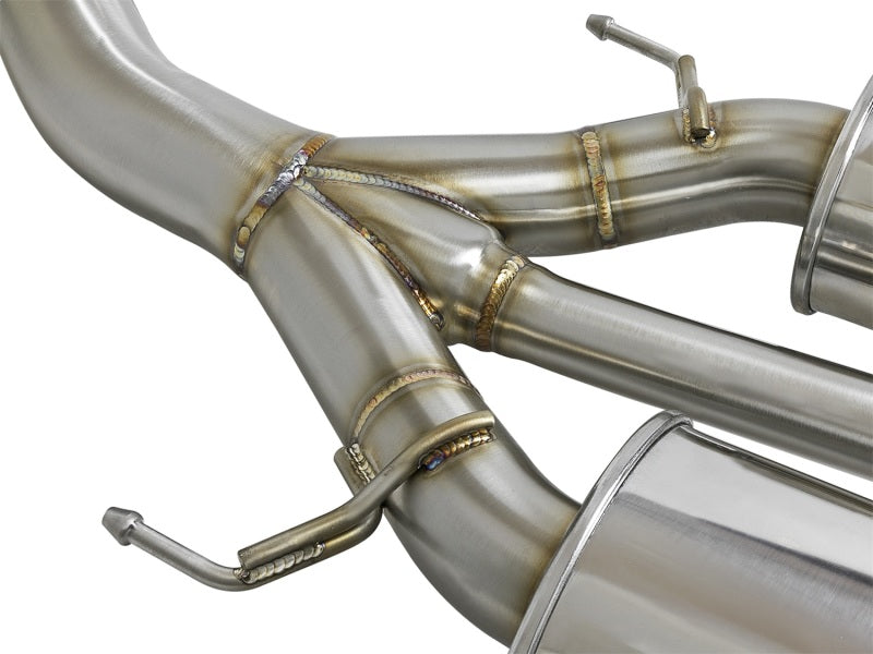 aFe Takeda 3in 304 SS Cat-Back Exhaust w/ Blue Flame Tips 2017+ Honda Civic Type R I4 2.0L (t)-thumbmail-6