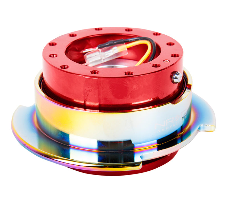 NRG Quick Release Gen 2.5 - Red Body / Neochrome Ring-thumbmail-2