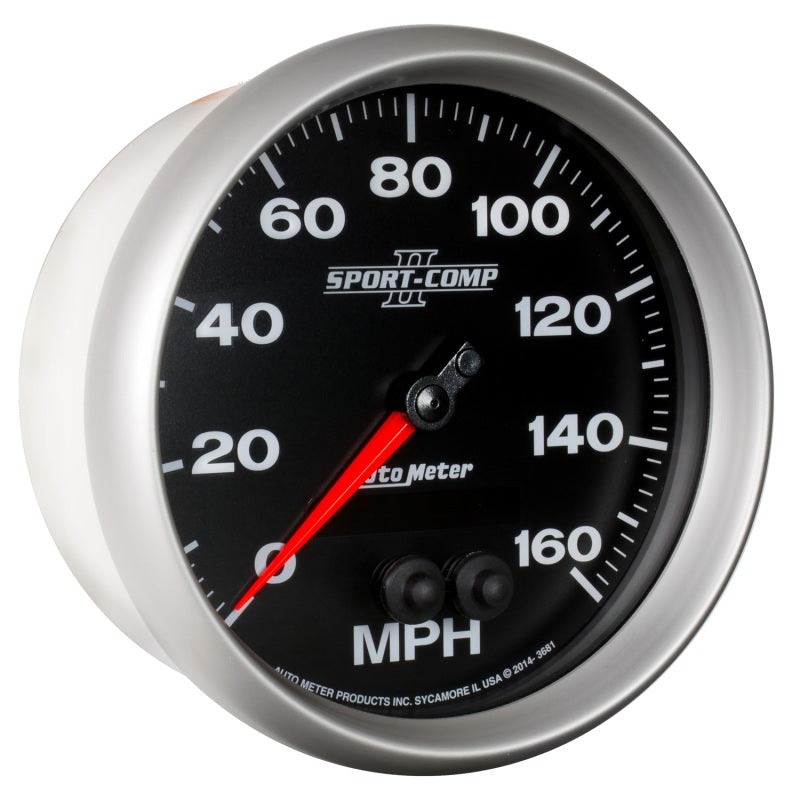 Autometer Sport-Comp II 5in 0-140MPH In-Dash Electronic GPS Programmable Speedometer-thumbmail-3