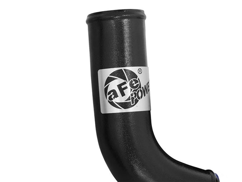 aFe BladeRunner 3in Intercooler Tube - Black Cold Side 15-16 Ford Mustang EcoBoost L4-2.3L (t)-thumbmail-2