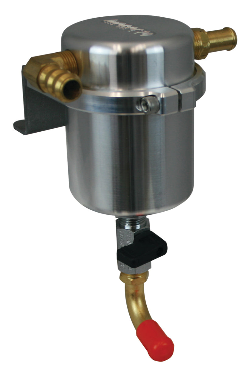 Moroso 10-14 Volkswagen Golf/Jetta 2.0T Air/Oil Separator Catch Can - Large Body - Billet Aluminum-thumbmail-1