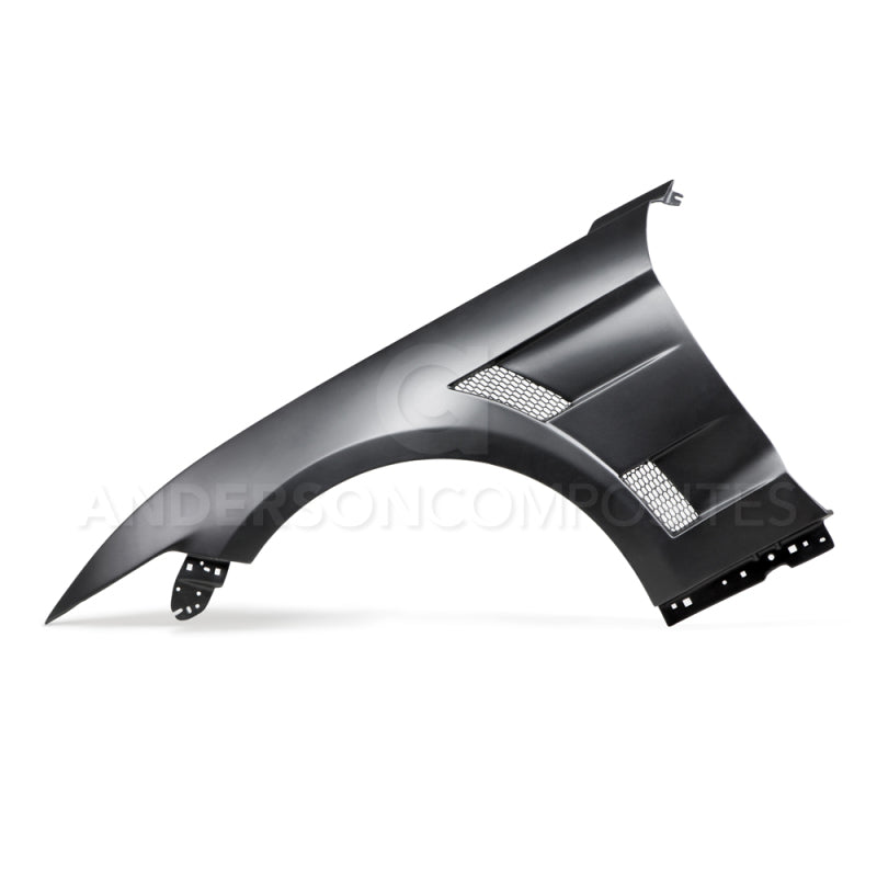 Anderson Composites 15-16 Ford Mustang Type-AT Fiberglass Fenders (0.4in Wider)-thumbmail-1