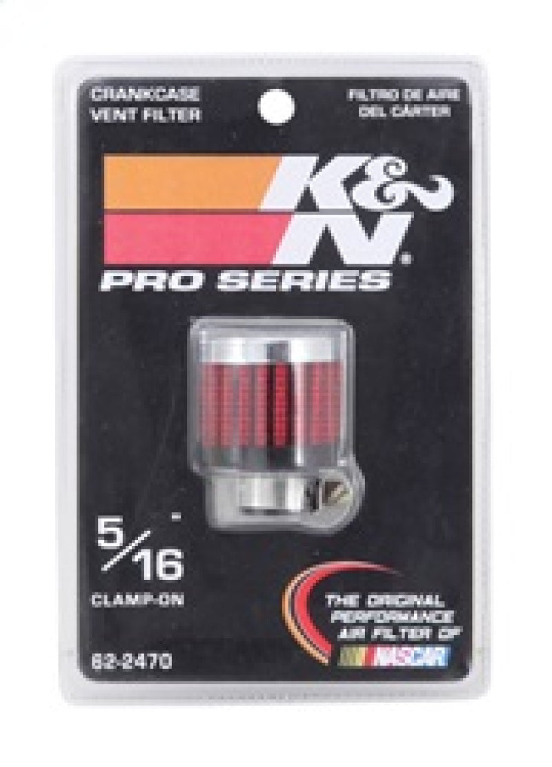 K&N .315/.431 Flange 1 3/8 inch OD 1.5 inch H Clamp On Crankcase Vent Filter-thumbmail-10