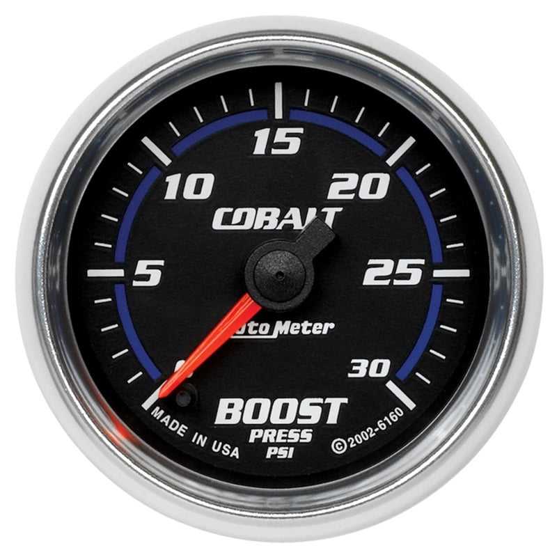 Autometer Cobalt 52mm 0-30 PSI Full Sweep Electronic Boost Gauge-thumbmail-1