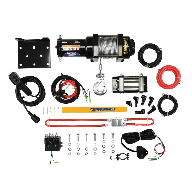 Superwinch 3000 LBS 12V DC 3/16in x 50ft Steel Rope LT3000 Winch-thumbmail-4