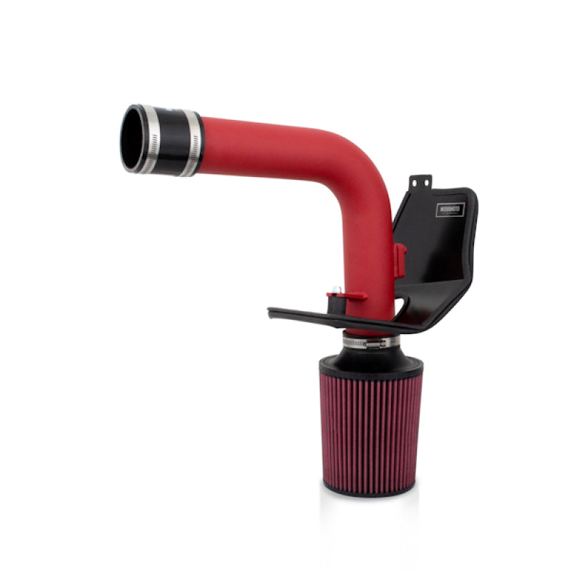 Mishimoto 08+ Subaru WRX/STi Performance Cold Air Intake Kit - Wrinkle Red-thumbmail-8