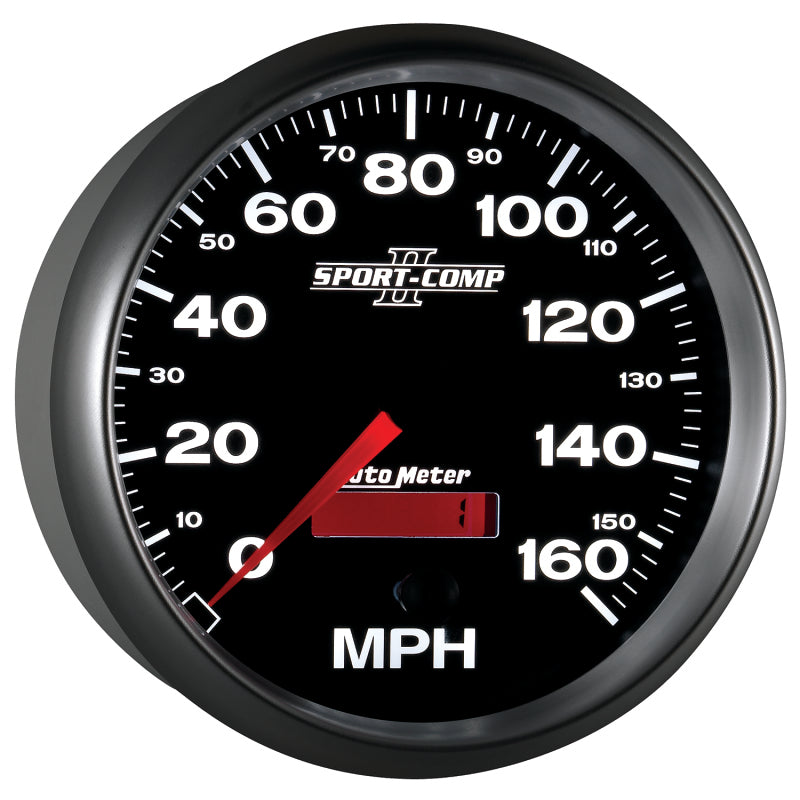 Autometer Sport-Comp II 5 inch 0-160MPH Electronic Programmable Speedometer-thumbmail-4