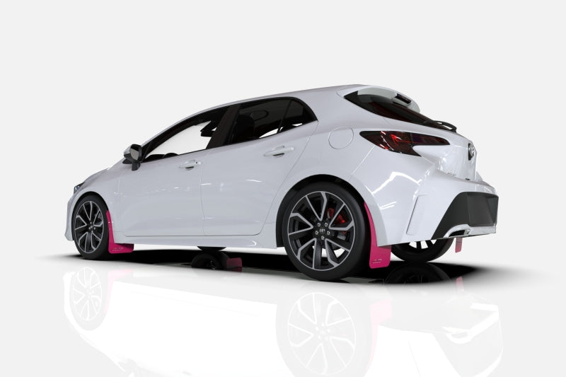 Rally Armor 18-23 Subaru XV Crosstrek Pink Mud Flap BCE Logo-thumbmail-2