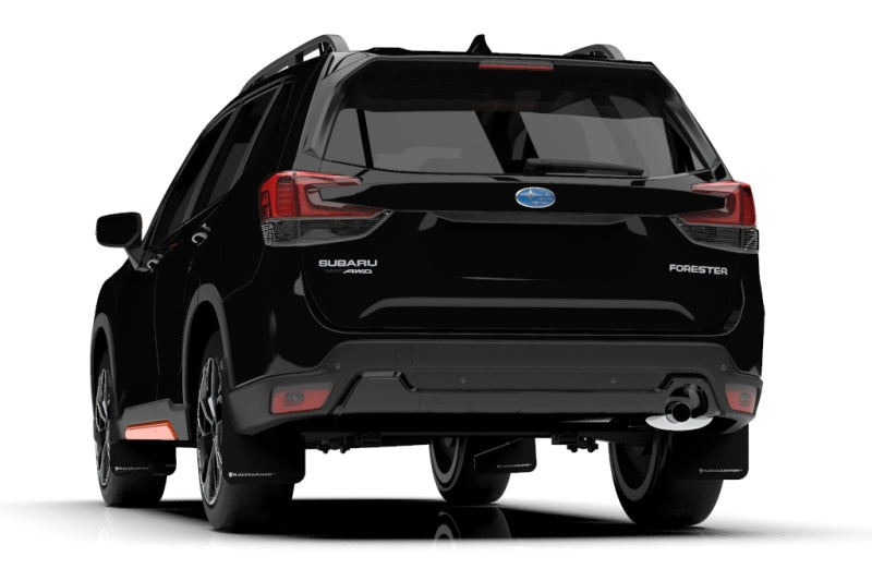 Rally Armor 19-21 Subaru Forester Black UR Mud Flap w/ White Logo-thumbmail-4
