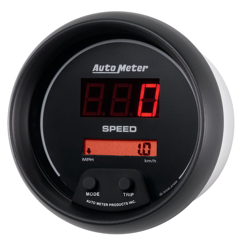 Autometer Sport-Comp Black 3 3/8in 160 MPH Digital Speedo Gauge-thumbmail-2