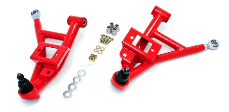 BMR 93-02 F-Body Adj. Lower A-Arms/Rod End Combo (Polyurethane) - Red-thumbmail-1