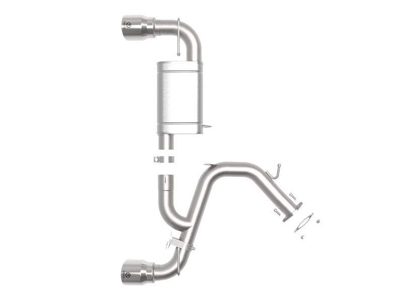 aFe Hyundai Veloster N 21-22 L4-2.0L (t) Takeda Axle-Back Exhaust System- Polished Tips-thumbmail-3