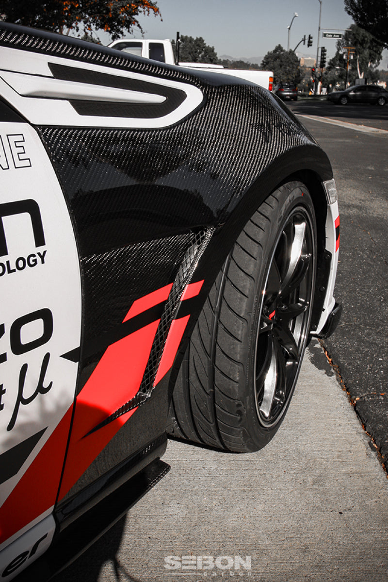 Seibon 12-13 BRZ/FRS 10mm Wider Carbon Fiber Fenders (Pair)-thumbmail-4