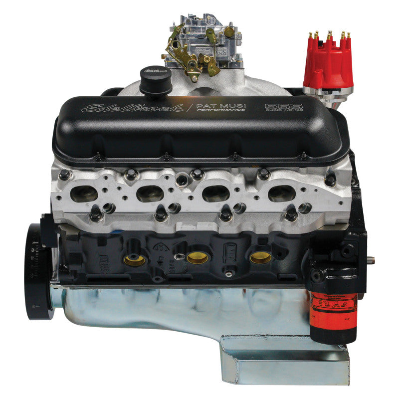Edelbrock Crate Engine Edelbrock/Pat Musi 555 RPM XT BBC 675 HP Stock Exhaust Port Location-thumbmail-8