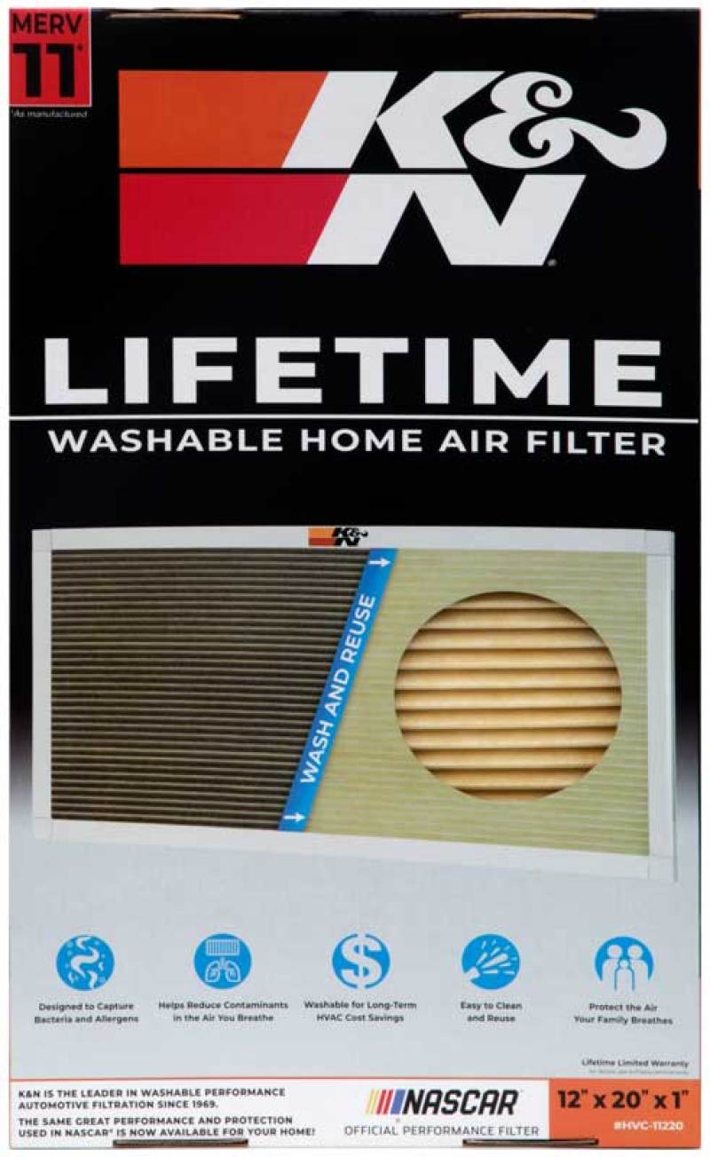 K&N HVAC Filter - 12 X 20 X 1-thumbmail-7