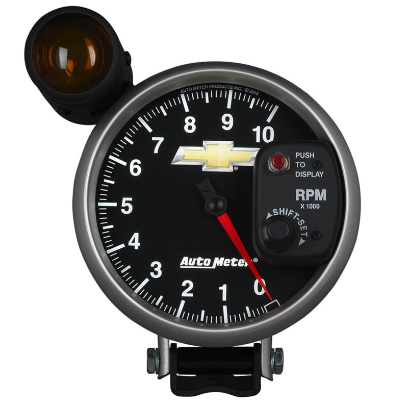 Autometer Performance Parts 5in 0-10000 RPM Tachometer COPO Camaro Gauge w/ Shift Light-thumbmail-3