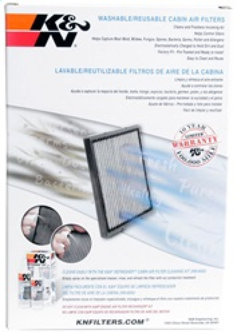 K&N 13-17 Subaru BRZ 2.0L H4 F/I Cabin Air Filter-thumbmail-12