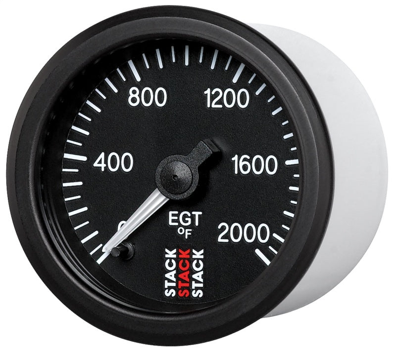 Autometer Stack 52mm 0-2000 Deg F Pro Stepper Motor Exhaust Gas Temp Gauge - Black-thumbmail-4