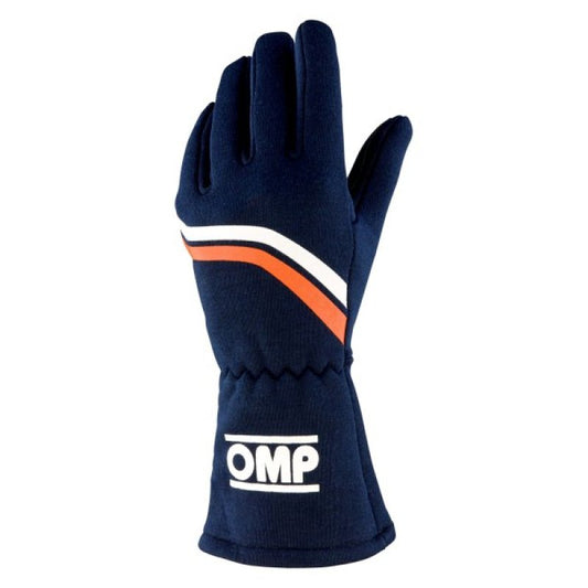 OMP Dijon Gloves My2021 Navy Blue - Size L (Fia 8856-2018)