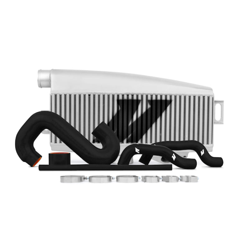 Mishimoto Subaru 02-07 WRX/04-07 STi Top-Mount Intercooler Kit - Powder Coated Silver & Black Hoses-thumbmail-2