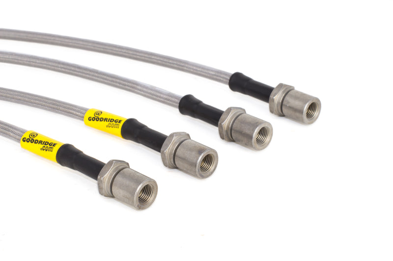 Goodridge 08-14 Subaru Impreza STi w/ Brembo Calipers Stainless Steel Brake Lines Kit-thumbmail-4