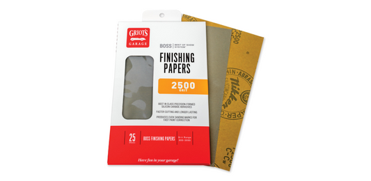 Griots Garage BOSS Finishing Papers - 2500g - 5 .5in x 9in (25 Sheets)