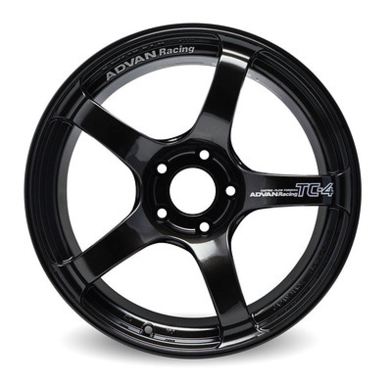 Advan TC4 15x8.0 +28 4-100 Black Gunmetallic Wheel (No Ring)-thumbmail-1