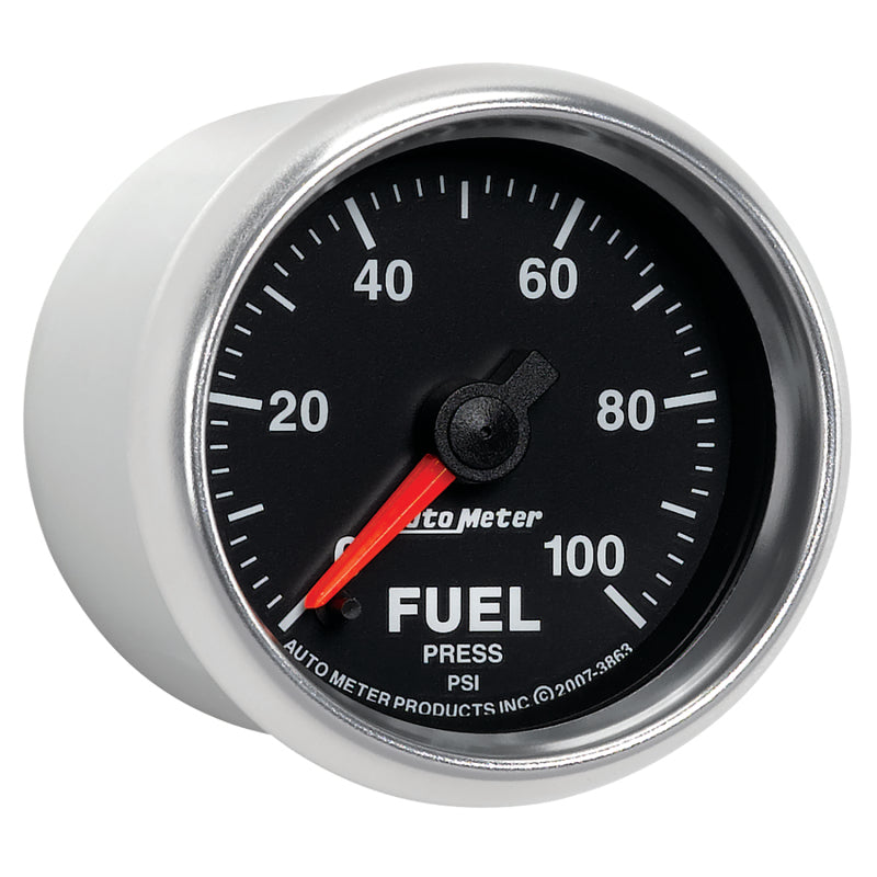 Autometer GS 0-100 PSI Full Sweep Electronic Fuel Pressure Gauge-thumbmail-3