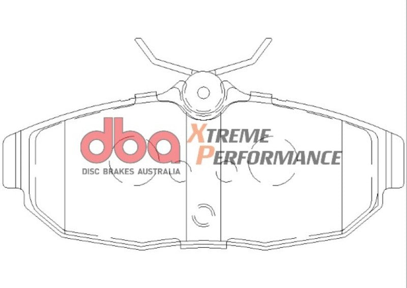 DBA 05-07 Ford Mustang GT / V6 XP650 Rear Brake Pads-thumbmail-2