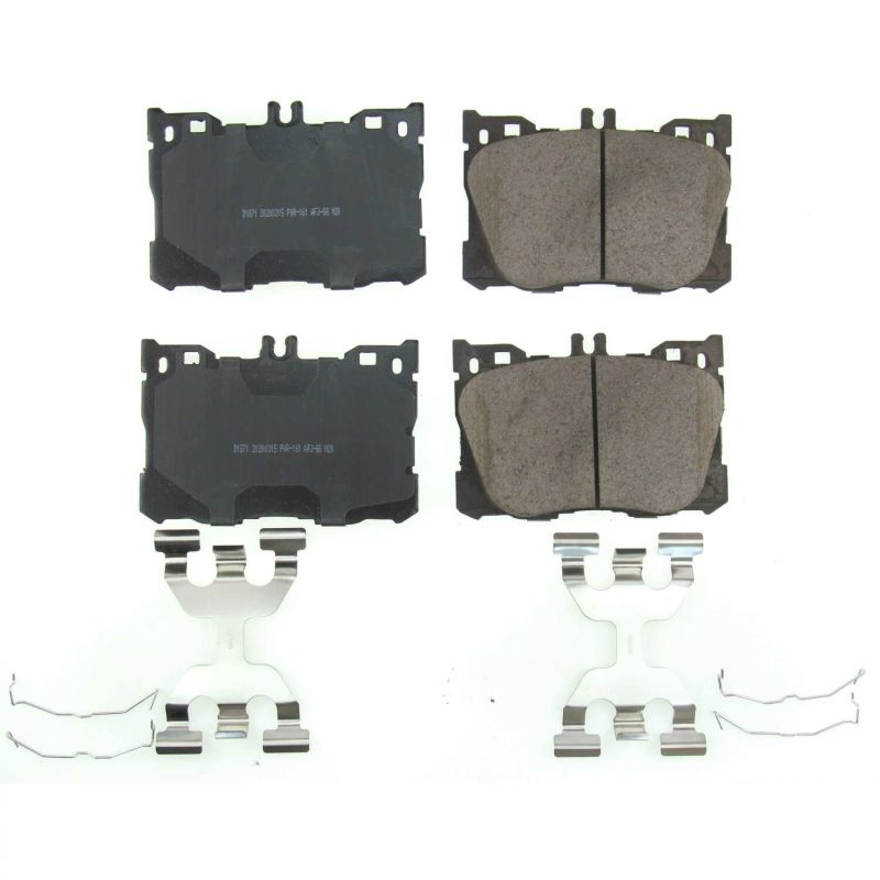 Power Stop 17-18 Mercedes-Benz C43 AMG Front Z17 Evolution Ceramic Brake Pads w/Hardware-thumbmail-1