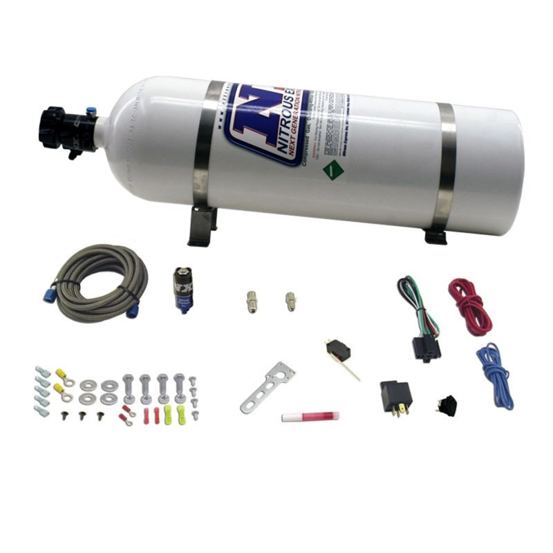 Nitrous Express Diesel Dry Nitrous Kit w/15lb Bottle/Mounting Hardware for 50HP-thumbmail-2