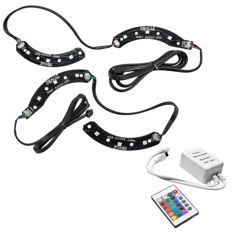 Oracle 14-15 Chevy Camaro RS Headlight DRL Upgrade Kit - ColorSHIFT w/ Simple Controller-thumbmail-3