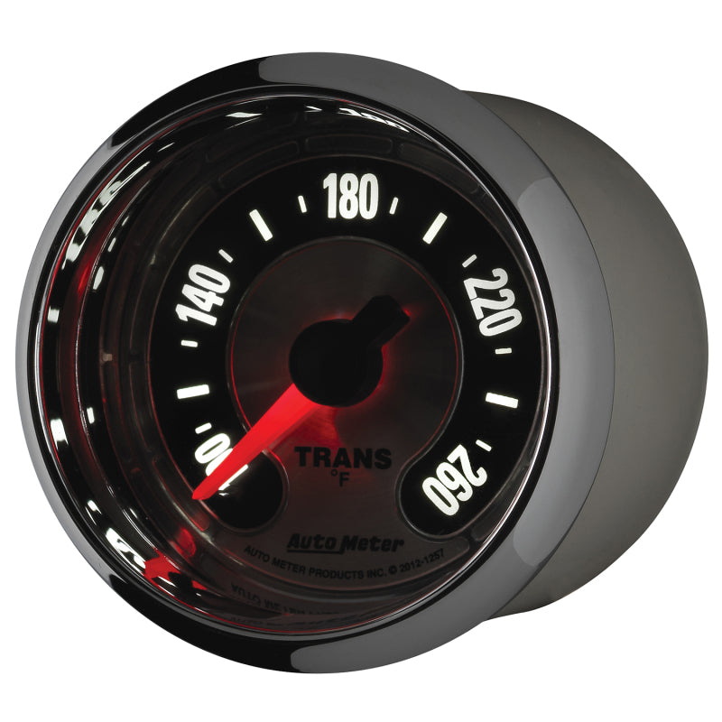 Autometer American Muscle 52mm Full Sweep Electric 100-260 Deg F Transmission Temperature Gauge-thumbmail-7