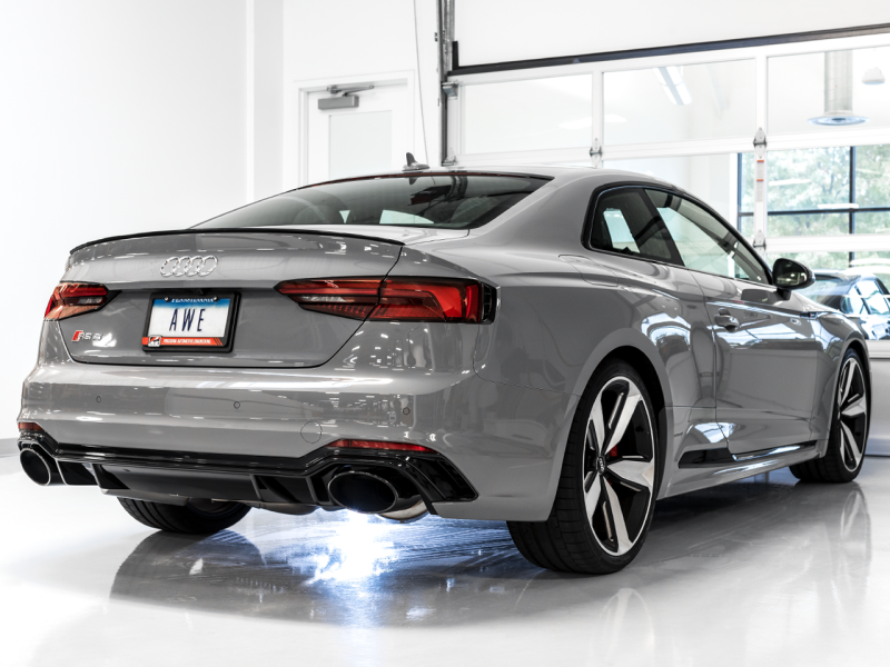 AWE Tuning Audi B9 RS5 Touring Edition Exhaust - w/ Diamond Black RS Tips-thumbmail-5
