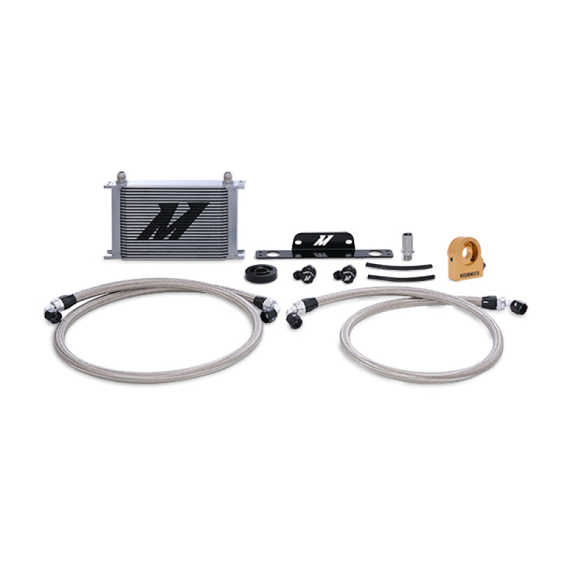 Mishimoto 10-15 Chevrolet Camaro SS Thermostatic Oil Cooler Kit - Silver-thumbmail-1