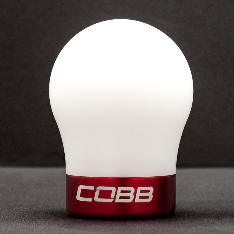 Cobb Volkswagen Red Base White Shift Knob-thumbmail-1