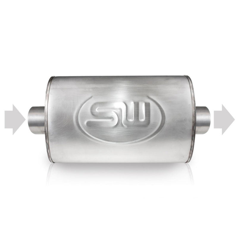 Stainless Works 2.25in ID CENTER INLET/2.25in OD CENTER OUTLET 4inX8in-thumbmail-1