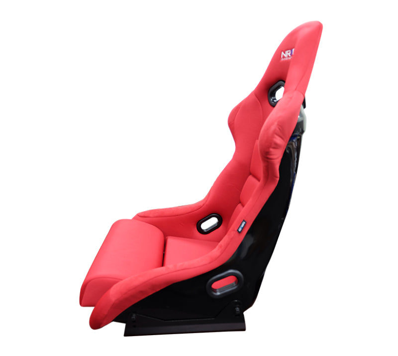 NRG FRP Bucket Seat (Red Cloth) - Large-thumbmail-4