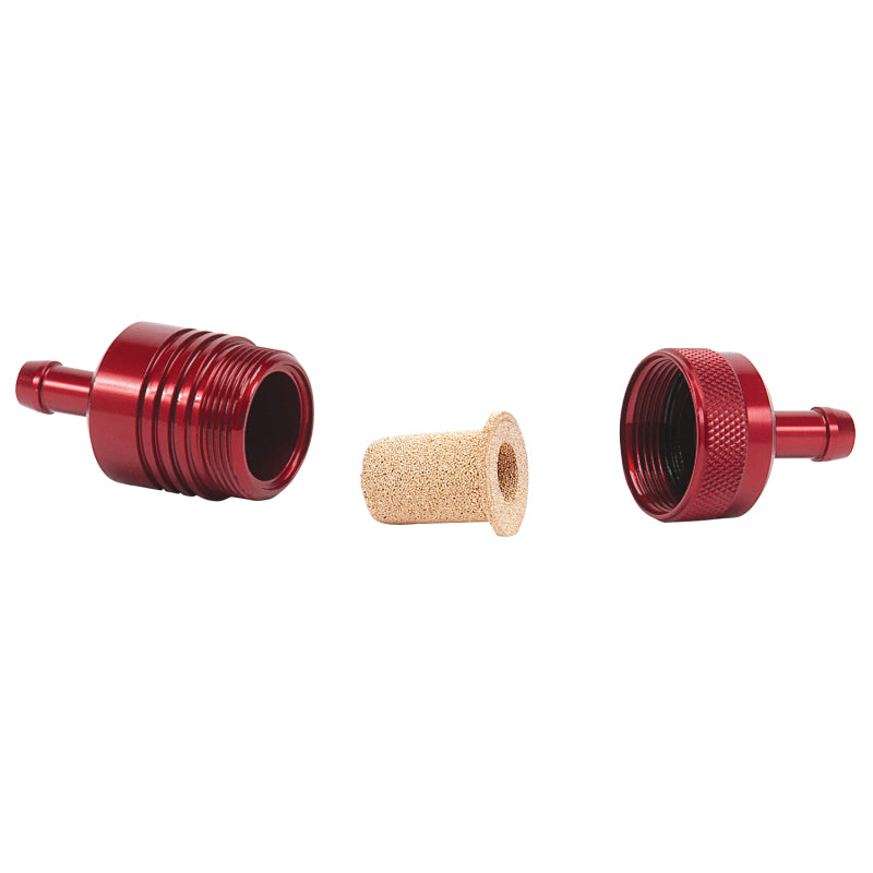 Russell Performance Red Street Fuel Filter (3in Length 1-1/8in diameter 5/16in inlet/outlet)-thumbmail-6