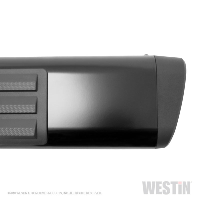 Westin Premier 6 in Oval Side Bar - Mild Steel 75 in - Black-thumbmail-11